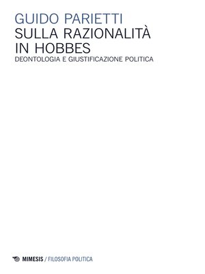 cover image of Sulla razionalità in Hobbes